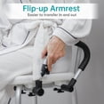 thumbnail image 3 of ELENKER Height Adjustable Shower Chair,  Bath Bench Shower Seat with Flip-up Armrests for Elderly, Disabled and Pregnant Women, 3 of 6