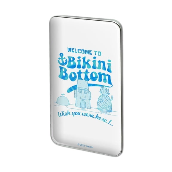 SpongeBob Bikini Bottom Welcome Metal Rectangle Lapel Hat Pin Tie Tack Pinback