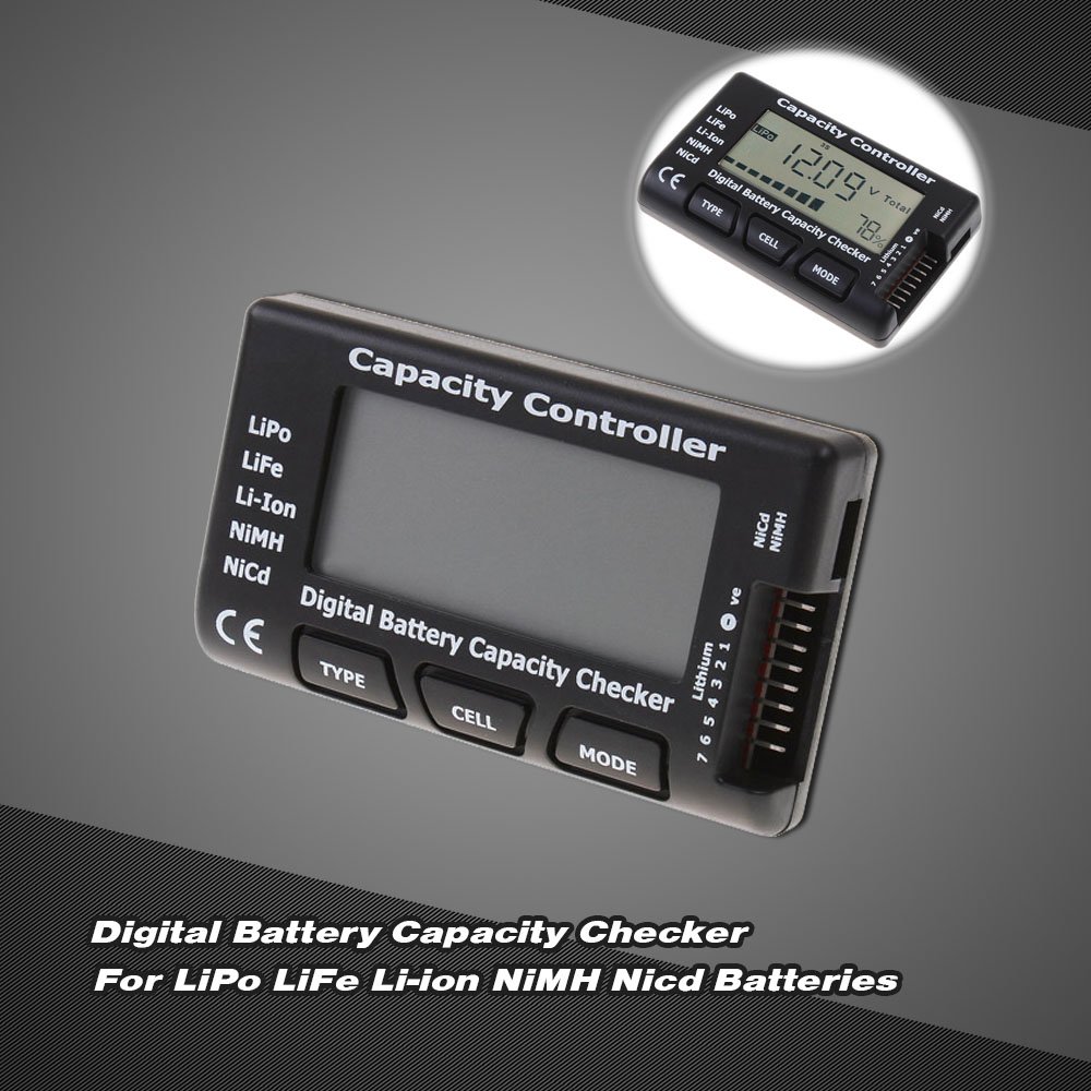 Digital battery capacity checker