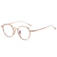 thumbnail image 1 of Gafas de titanio puro para hombre, diseño irregular, diseño de tortuga de 10.000 años, montura pequeña, montura de gafas retro, miopía, grado ajustable para mujer, 1 of 6