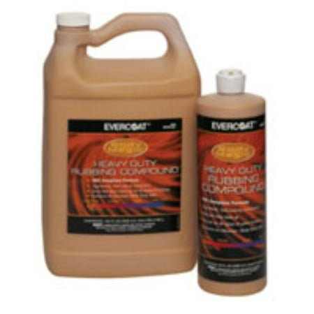 Heavy Duty Rubbing Compound - Fibre Glassevercoat FIB-21 Heavy Duty Rubbing Compound, 1-quart