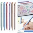 thumbnail image 2 of Under $5 Colored Gel Pens, Blue Colored Ink Pens, 6-Pack Retractable Gel Pens, 0.5Mm Tip, Fast-Drying, Silicone Grip, Colored Ink, by Goohae, 2 of 9