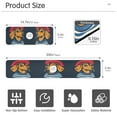 thumbnail image 3 of Yayeee Faucet Mat for Kitchen Sink 14.7" Diatomite Long Splash Guard Pad, Blue Dog Artist, 3 of 7