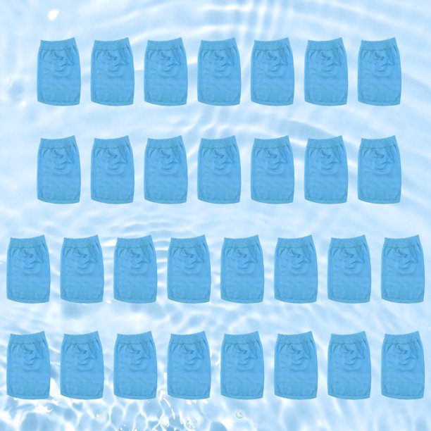 Bolsa de filtro para cesta de skimmer de piscina Mantenimiento de piscina (paquete de 30 azul) Sywqhk Para estrenar