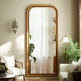 thumbnail image 2 of AUROMIR 71"x32" Arched Full Length Mirror Vintage Decor Mirror Floor Mirror, Antique Gold, 2 of 6
