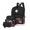 🥝 Black_Hot#1201, variant on College Style Casual Backpack 3 Piece Set With Shoulder Bag And Handbag for Campus Travel