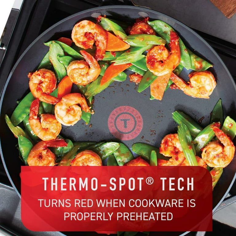 T-fal HeatMaster 5 qt. Non-Stick Aluminum Jumbo Cooker with Lid, Black  G1048264 - The Home Depot