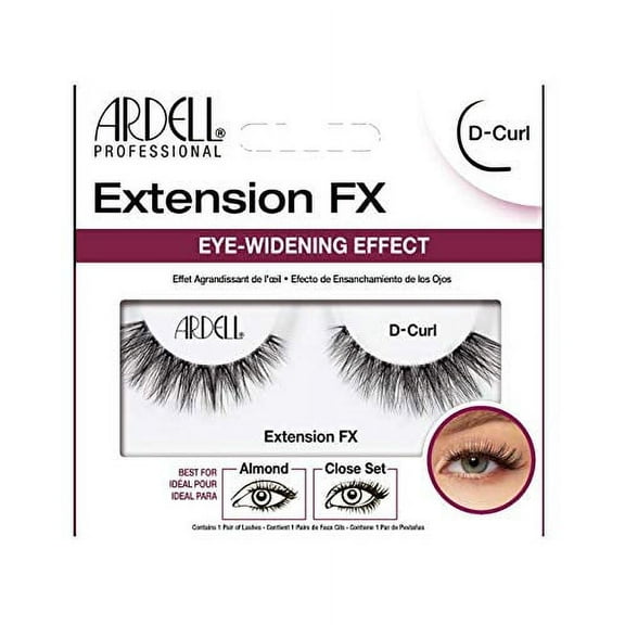 Ardell Extension FX D-Curl Eyelashes-Black