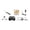 2 Battery, variant on RC Paper Airplane Kit with Gyro Stabilizer, DIY Electric Remote Control Plane with Dual Propellers, Foldable Paper Airplane Launcher, 2.4GHz RC Airplane STEM Building Toy for Kids Teens Adults