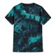 thumbnail image 1 of Hombres Casual Cuello Redondo Tie-dye Print Pullover Shorts Mangas Camiseta Blusa Pompotops  oipoqjl32443, 1 of 8