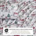 thumbnail image 5 of Great Bay Home Rustic Inspired Microfiber Sheet Set (King, Winter Wonderland), 5 of 9