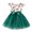 Green, variant on Vedolay Girls Dresses Floral Girl Smocked Elastic Printed Dress Summer Casual Wear,Watermelon Red 2-3 Years