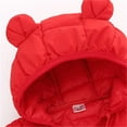 thumbnail image 4 of Byoo Toddler Girls Down Jacket Cute Cat Print Full Zip Padded Hoody Warm Puffer Coat Children Winter Cozy Soft Top, 4 of 9