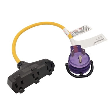 Parkworld 692064 RV Splitter 50A To 30A Y Adapter Cord 14-50P Male To Two Of Tt 30r Female