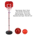 thumbnail image 3 of Children Basketball Training Stand, 150CM Height Adjustable Basketball Backboard, for Indooor Basketball Basketball Game, 3 of 8