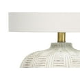 thumbnail image 3 of Monarch Specialties Lighting, 21"h, Table Lamp, Ivory / Cream Shade, Cream Resin, Transitional, 3 of 6