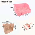 thumbnail image 4 of Green Rabbit Litter Box with Hay Feeder Rack - Ideal Small Animal Potty and Cleaning Set for Rabbits, Bunnies, and Chinchillas, 4 of 4