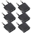 thumbnail image 1 of Shisuyan 6pcs Socket Converter Power Socket US Plug to EU Plug 125-250V Charger EU Plug, 1 of 8