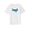 thumbnail image 4 of Camiseta básica de verano con cuello redondo para mujer, para viaje, oficina, viaje, regalo para mujer, 4 of 7