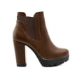 thumbnail image 3 of Unique Bargains Women's Chunky High Heel Platform Zip Chelsea Boots, 3 of 8