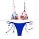 thumbnail image 2 of Traje de baño de 2 piezas para mujer, trajes de baño para mujer, bikini de cintura alta con cordón ajustable, traje de baño dividido para mujer, 2 of 5
