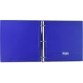 thumbnail image 2 of School Smart 086393 Vinyl General Purpose Round Ring View Binder- 1.5 In- Blue, 2 of 3