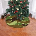 thumbnail image 2 of FMSHPON Camouflage Patterns Xmas Christmas Tree Skirt Stand Mat for Holiday Party Decoration Indoor Outdoor 48 inches, 2 of 3