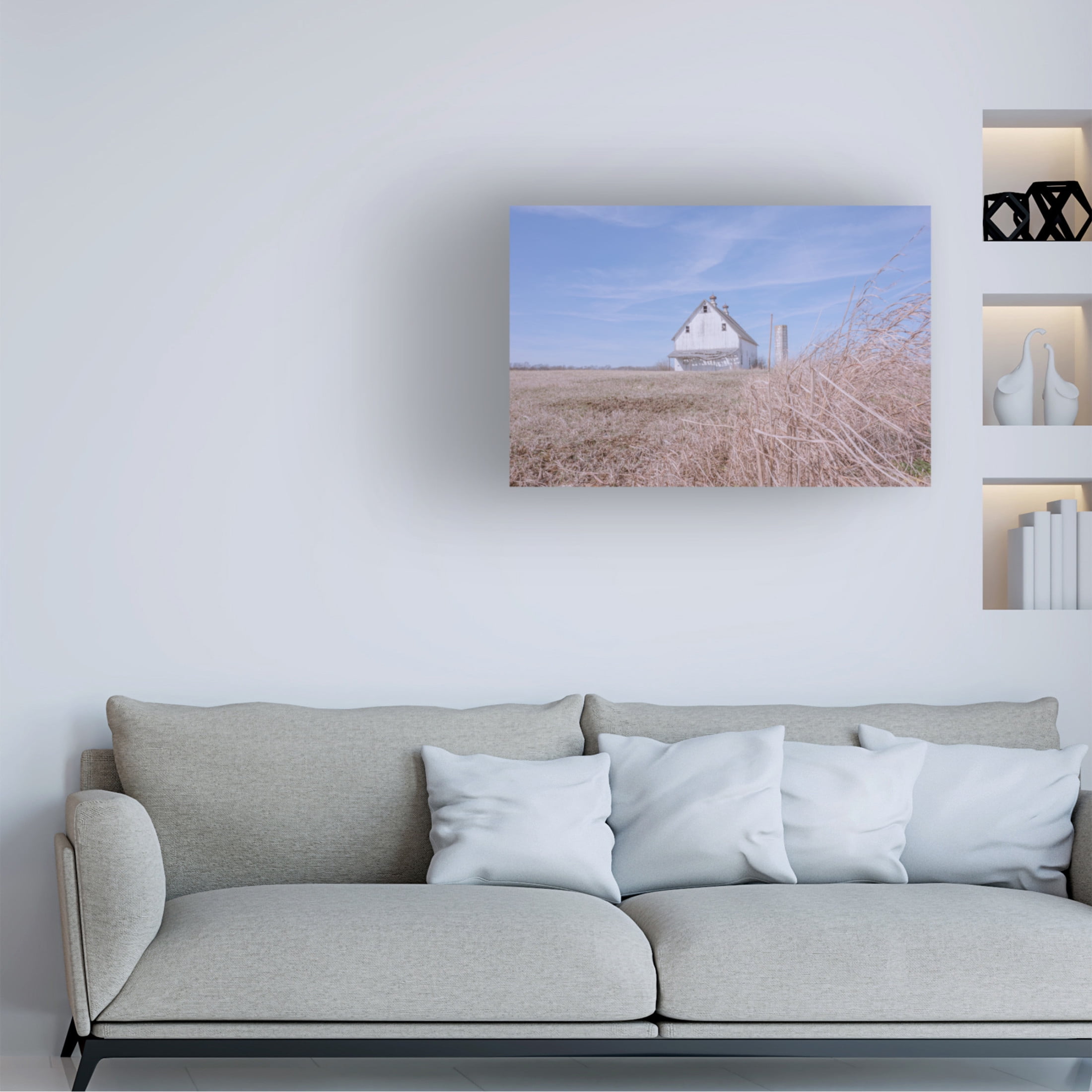 Canvas Wall Art - Life BeautifuLEE 'Farm Life Long Ago' Wall Art for Living Room, Bedroom, or Office Décor by Trademark Fine Art - 32 x 22 Inches