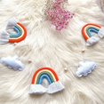 thumbnail image 3 of Clouds Rainbow Wooden Beads String Banner Garland Wall Hanging Decorations Room Decorative Pendants, 3 of 4