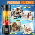 thumbnail image 5 of Portable Blender, Personal Size for Shakes and Smoothies with 6 Ultra Sharp Blades, Personal Blender USB Rechargeable Magnetic for Travel, Office, Gym, 5 of 5