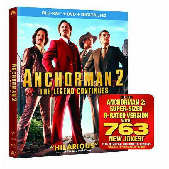 Pre-Owned Anchorman 2: The Legend Continues (Blu-ray DVD Digital Copy)