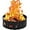 Black, variant on Fire Ring, Fire Pit Stand for 19.5" Firepit, 304 Stainless Steel Heavy Duty Fire Pit Accessory Outdoor Fireplace Tools, Fireplace Stand for Camping Fire Pits, Firepit Ring for Backyard Use and Patio