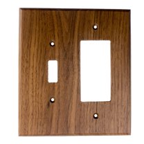 Switch Plate - Traditional - Toggle / Rocker - Black Walnut
