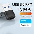 thumbnail image 3 of Adaptador USB 3.0 A Tipo C Transmisión de Datos de 10 Gbps Adaptador de Carga Rápida para 15 para para Accesorios Rojo, 3 of 5