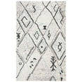 thumbnail image 3 of SAFAVIEH Casablanca Rosamund Abstract Wool Shag Area Rug, Grey/Ivory, 5' x 8', 3 of 10