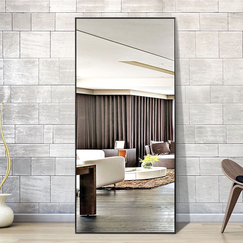 71"x32" Black Modern Full Length Mirror