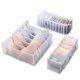 thumbnail image 1 of Organizador De 3 Piezas, Almacenamiento De Sujetadores Con 6 Compartimentos, Caja De Almacenamiento De Ropa, Cajones De Almacenamiento De Ropa Interior, Cajas De Armario Para Bragas, Calceti, 1 of 5