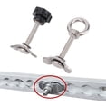thumbnail image 4 of L Track Double Lug Threaded Stud, Versatile L Track Tie Down Fitting  for Truck Bed Trailer Cargo Control Pickup RV ATV, 4 of 7