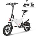 thumbnail image 1 of ANCHEER Peak 500W Foldable Electric Bike for Adults 14" E Bike with 48V 374Wh Battery LCD Display Dual Suspension UL2849 Ebike for Teens, 1 of 11
