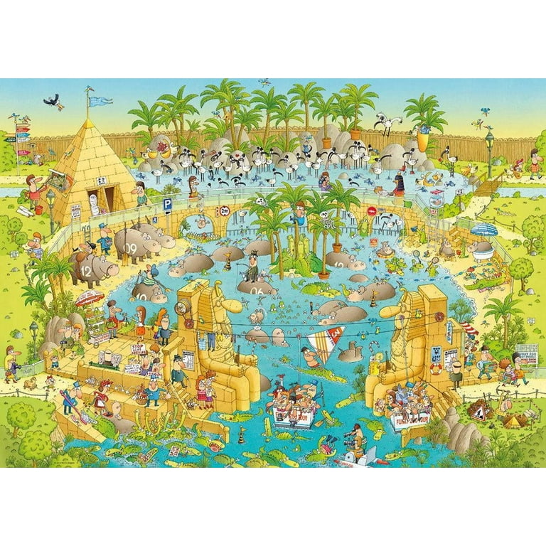 Heye Puzzle 1000 pieces - Nile Habitat Degano - Walmart.com