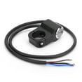 thumbnail image 3 of Bouton de Commande de Guidon, Interrupteur Universel de Phare de Guidon avec Verrouillage de Réinitialisation pour 12V Motos Atvs pour Vélos Électriques Utvs Feu Rouge, 3 of 8