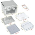 DAWAD Air Fryer Toaster Oven Combo, Countertop Convection Oven with 4