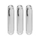 thumbnail image 1 of 3Pcs Electric Guitar Accessories Kit Single Coil Pickup Cover Copper Silver, 1 of 2