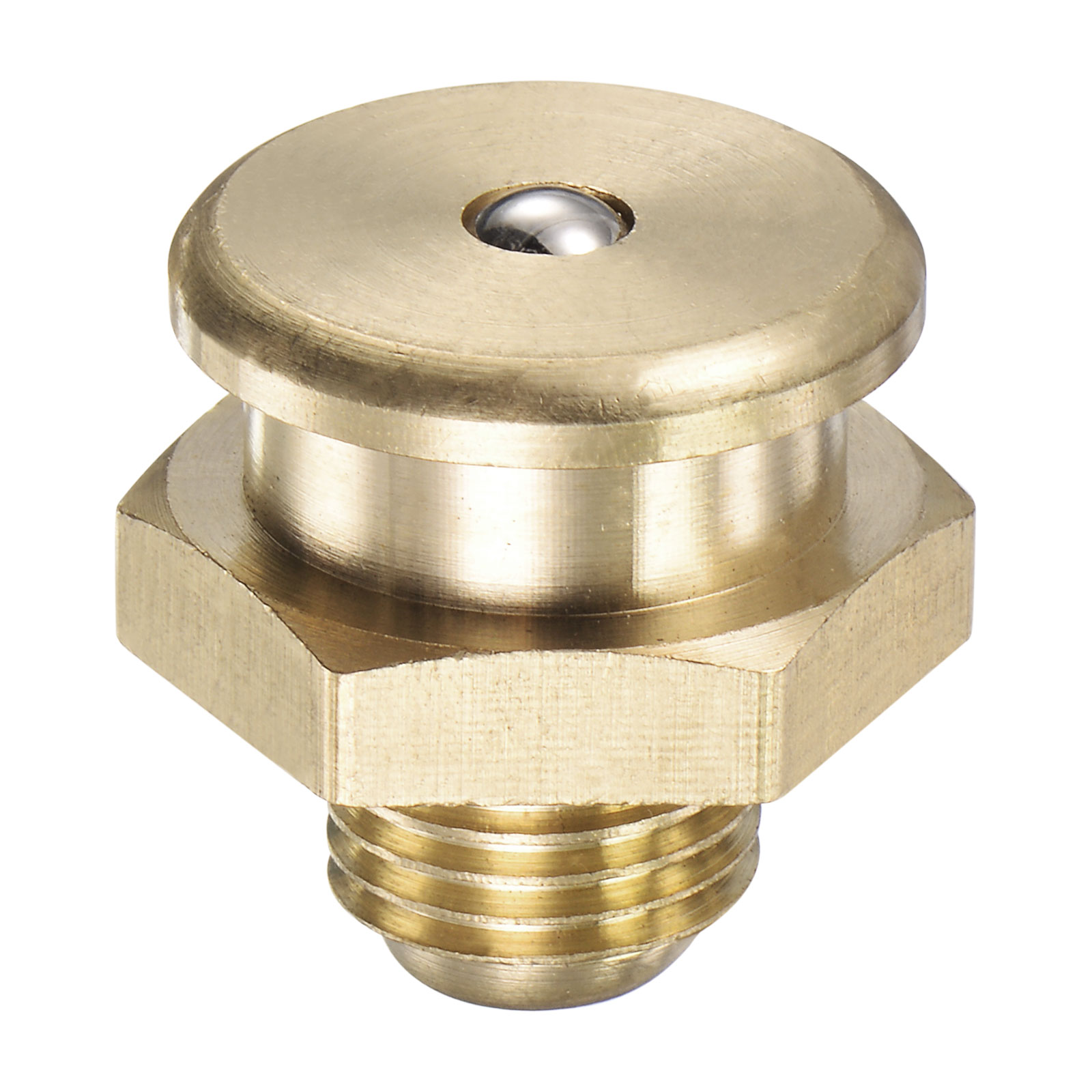 Uxcell 1/419G Male Thread Brass Push Button Grease Oil Cup