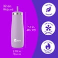 thumbnail image 2 of bubba Radiant Tumbler, 32 oz (946 ml), Stainless Steel Insulated Water Bottle, Lilac Dream, 2 of 6