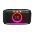 thumbnail image 2 of JBL PartyBox On-The-Go 2 - Portable party speaker with one wireless digital mic, handle and a shoulder strap, Dynamic lightshow, Up to 15 hours playtime, Splash proof & Auracast™ (Black), 2 of 14