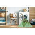 thumbnail image 2 of Ahgly Company Machine Washable Indoor Rectangle Transitional Olive Drab Green Area Rugs, 2' x 3', 2 of 7