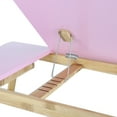 thumbnail image 4 of Mind Reader Bamboo Bed Tray, Adjustable Lap Desk Breakfast Table with Foldable Legs, Tilting Section for Laptop, Mouse Support, Pink, 4 of 7