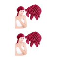 thumbnail image 1 of crativent Comfortable To Wear Sleeping Cap For Luxurious Night S Rest Indulge In  for Ultimate Comfort 2Set, 1 of 6