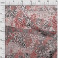 thumbnail image 3 of oneOone Cotton Silk Gray Fabric Asian Dress Material Fabric Print Fabric By The Yard 42 Inch Wide, 3 of 4
